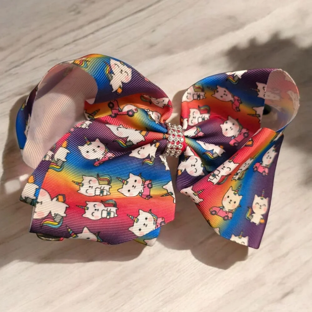 Jojo Siwa Hair Bows 3 Count 1 Large 2 Medium Sized Hair Accessories‎